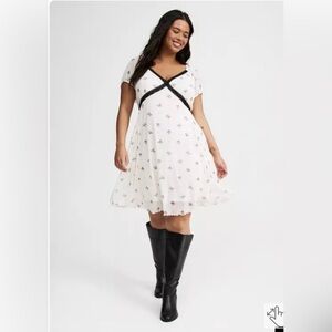 🆕 Torrid Mesh Mini Dress size 1